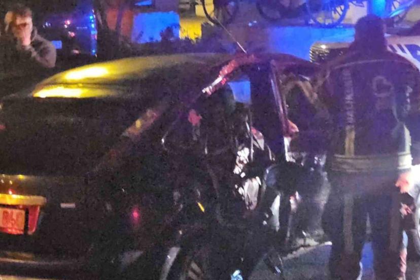 16 yaşındaki sürücü kaza yaptı, 5 çocuk yaralandı