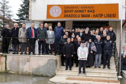 2018 yılında vatan uğruna can veren şehidin ismi okula verildi