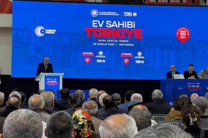 500 Bin Sosyal Konut Projesi ilk kurası Adıyaman’da çekildi