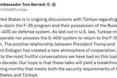 ABD’nin Ankara Büyükelçisi Barrack’tan ’F-35’ yorumu