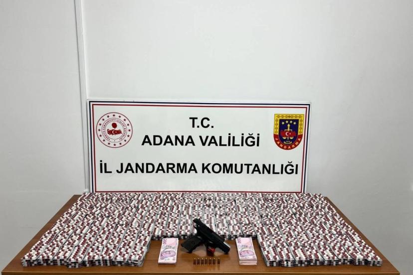 Adana’da jandarma 23 bin 876 uyuşturucu hap ele geçirdi