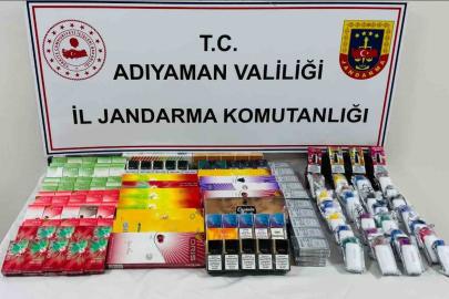 Adıyaman’da kaçak sigara operasyonu: 1 gözaltı