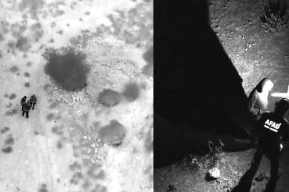 AFAD ekipleri kayıp zihinsel engelli vatandaşı termal kameralarla buldu