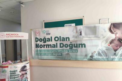 Akçakoca’da normal doğumun önemi anlatılıyor