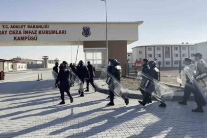 Aksaray Cezaevinde tatbikat alarmı