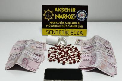 Akşehir’de uyuşturucu operasyonu: 1 tutuklama