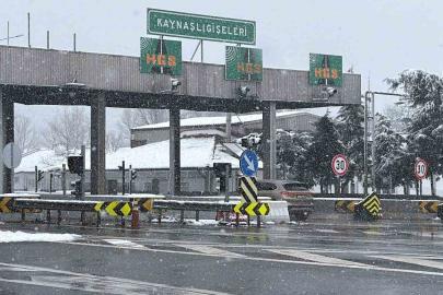 Anadolu otoyolunda kontrollü geçiş sağlanıyor