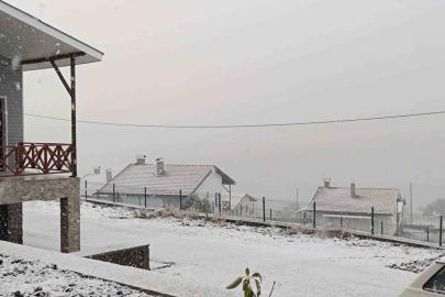 Ankara’da mevsimin ilk karı Beypazarı ilçesine yağdı