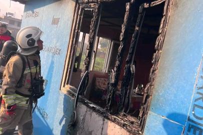 Antakya’da müstakil ev yandı