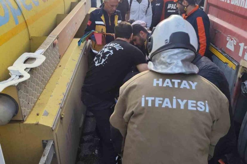 Antakya’da trafik kazası: 1 yaralı