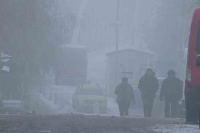 Ardahan güne karla uyandı