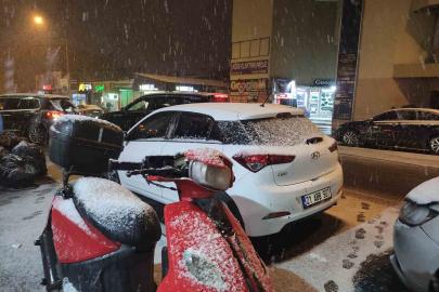 Ardahan yağan karla beyaza büründü