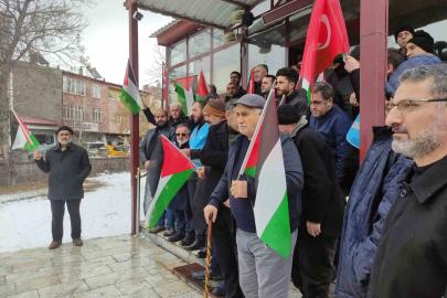 Ardahan’da cuma çıkışı Filistin’e destek açıklaması