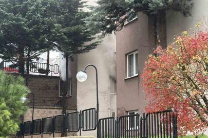 Arnavutköy’de Kiptaş konutlarında yangın paniği blok boşaltıldı