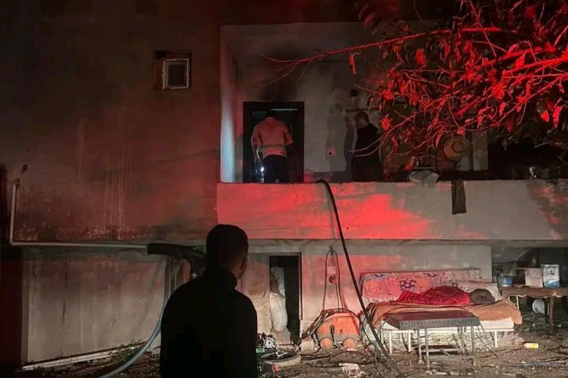 Arsuz’da müstakil ev yandı