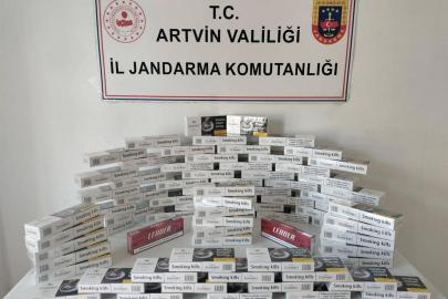 Artvin’de jandarmadan kaçakçılığa darbe