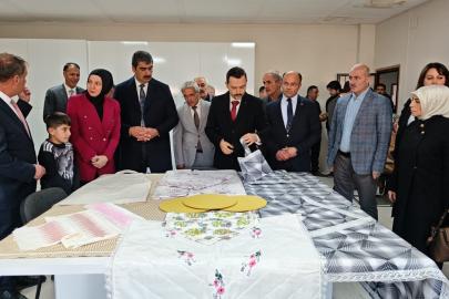 Aşkale’de kadın istihdamı gelişim projesi kapsamında üç yeni atölye kuruldu