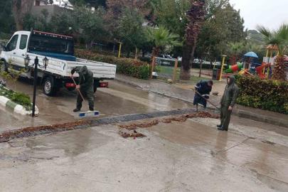 Aydın Büyükşehir’den sağanak mesaisi