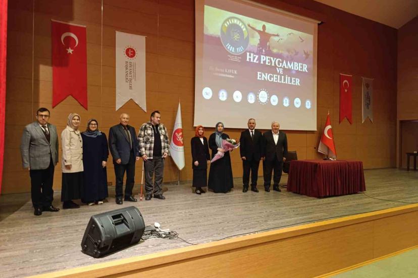 Aydın’da ’Peygamberimiz ve Engelliler’ konferansı düzenlendi