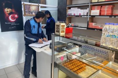 Babaeski’de tatlı üretimi ve satışı yapan iş yerleri denetlendi