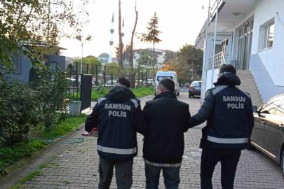 Bafra’da 15 yıl hapis cezası bulunan firari yakalandı