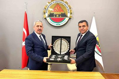 Bakan Yardımcısı Gürcan, DESOB Başkanı Ebedinoğlu ile bir araya geldi