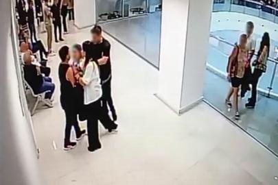 Bakırköy Adliyesi’nde velayat kavgası, o anlar kamerada