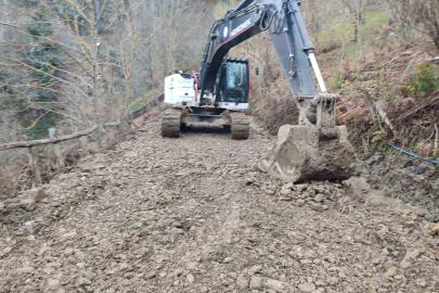 Bartın’da heyelan