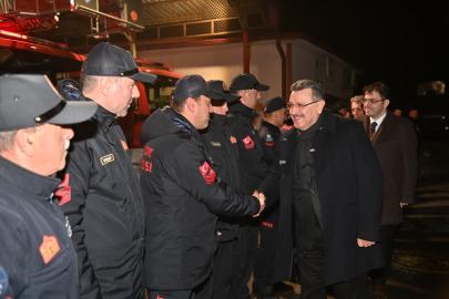 Başkan Genç’ten yılbaşında görev yapan personele ziyaret