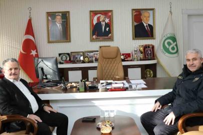 Başkan Koloğlu, Emniyet Müdürü Ergüder’i ağırladı