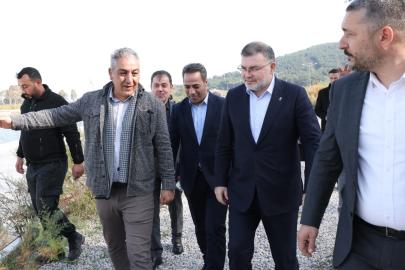 Başkan Saygılı Efes Antik Kent Kanal Projesi’ni yerinde inceledi