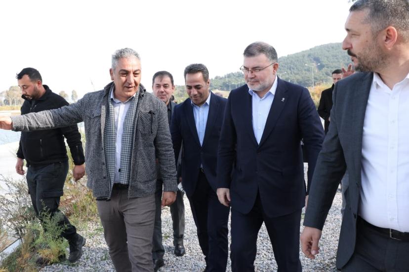 Başkan Saygılı Efes Antik Kent Kanal Projesi’ni yerinde inceledi