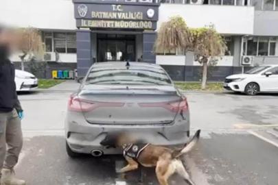 Batman’da bir otomobilde 56 kilo esrar ele geçirildi
