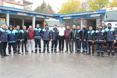 Battalgazi Belediyesi karla mücadele için teyakkuza geçti