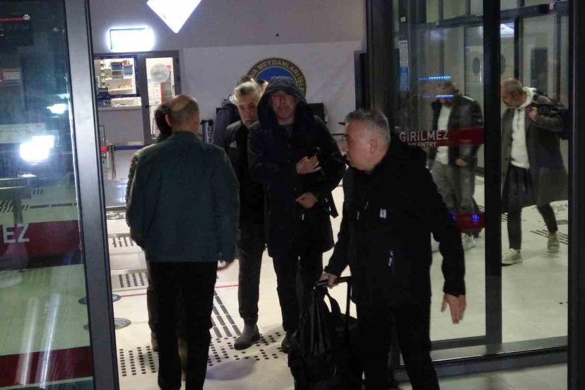 Beşiktaş, Trabzon’a geldi