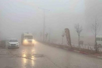 Besni’de yoğun sis etkili oldu