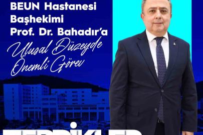 BEUN Hastanesi Başhekimi Prof. Dr. Bahadır’a ulusal düzeyde önemli görev