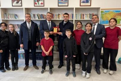 Bilecik’te hayırsever desteğiyle okul kütüphanesi yenilendi