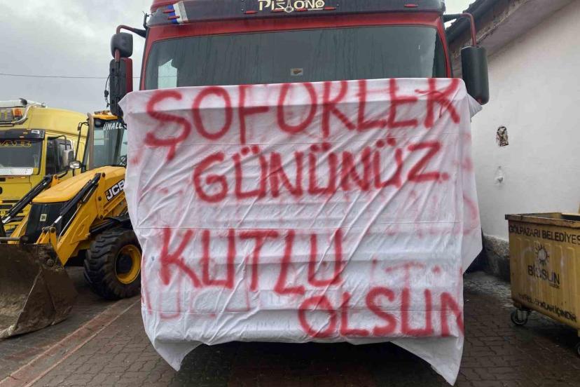 Bilecik’te ilginç bir Dünya Şoförler Günü kutlaması