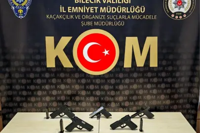 Bilecik'te kaçak silah operasyonu