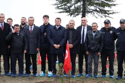 Bilecik’te şehitler adına fidan dikimi gerçekleştirildi