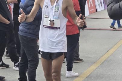 Bingöllü milli atlet maratonda birinci oldu