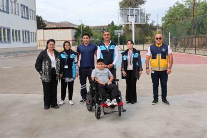 Bodrum Belediyesi’nden akülü sandalye, bakım ve onarım desteği
