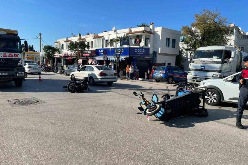 Bodrum’da trafik kazası kaza: 1 ölü, 1 yaralı