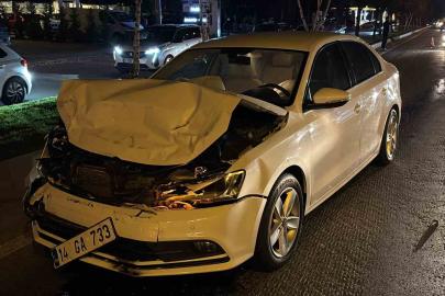 Bolu’da D-100’de iki otomobil çarpıştı: 2 yaralı