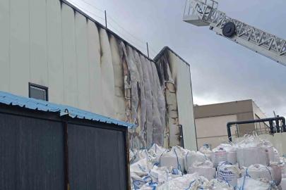 Bolu’da fabrika yangını büyümeden söndürüldü