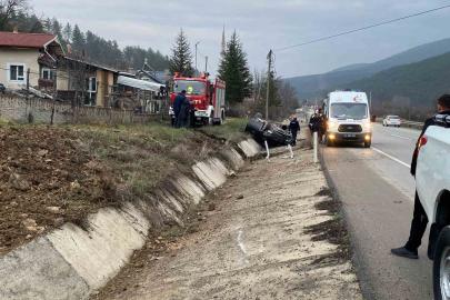 Bolu’da trafik kazası: 2 yaralı