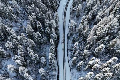 Bolu’nun yüksekleri beyaza büründü