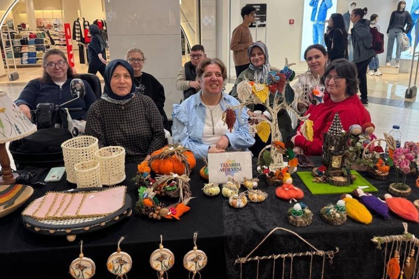 Bu eserlerin hepsi özel gereksinimli bireylerin ellerinden çıktı