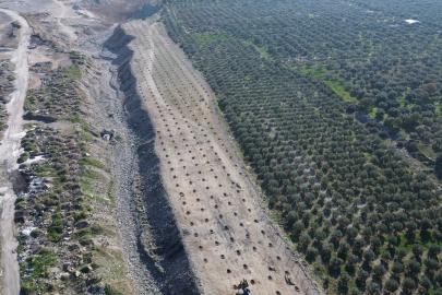 Buharkent’te İlek Bahçesi Projesi’nde altyapı çalışmaları sürüyor